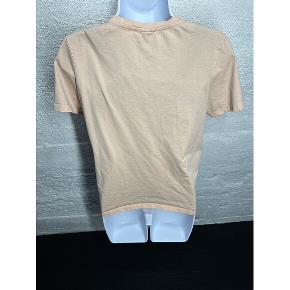 Uniqlo T-Shirt Women Soft Pink Crew Neck Short Sleeve Solid Size Small - Picture 4 of 6